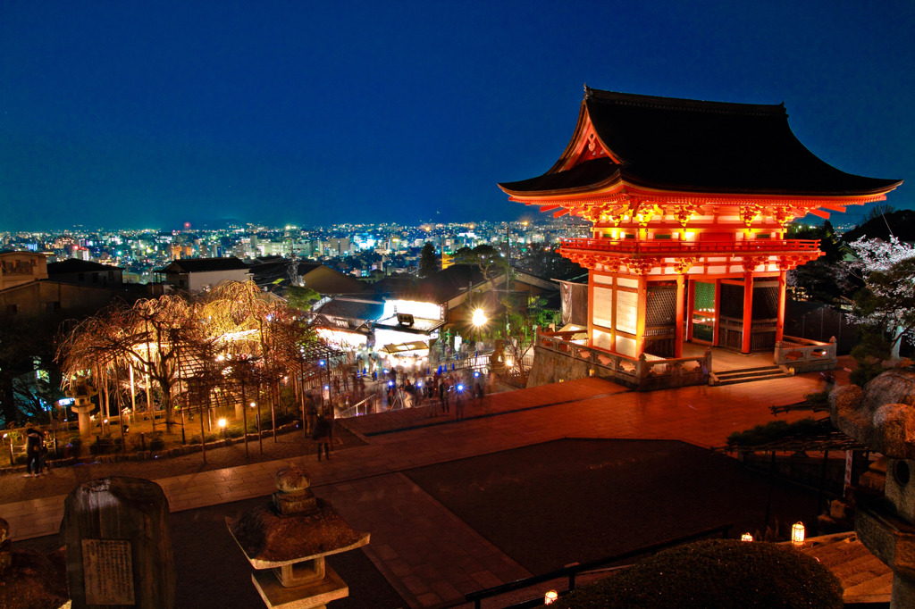 清水寺-夜の特別拝観（春）