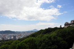 小富士山と松山城