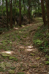急な参道