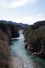 鬼怒楯岩大吊橋から２