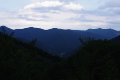 山間の集落