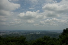 高尾山、展望台。