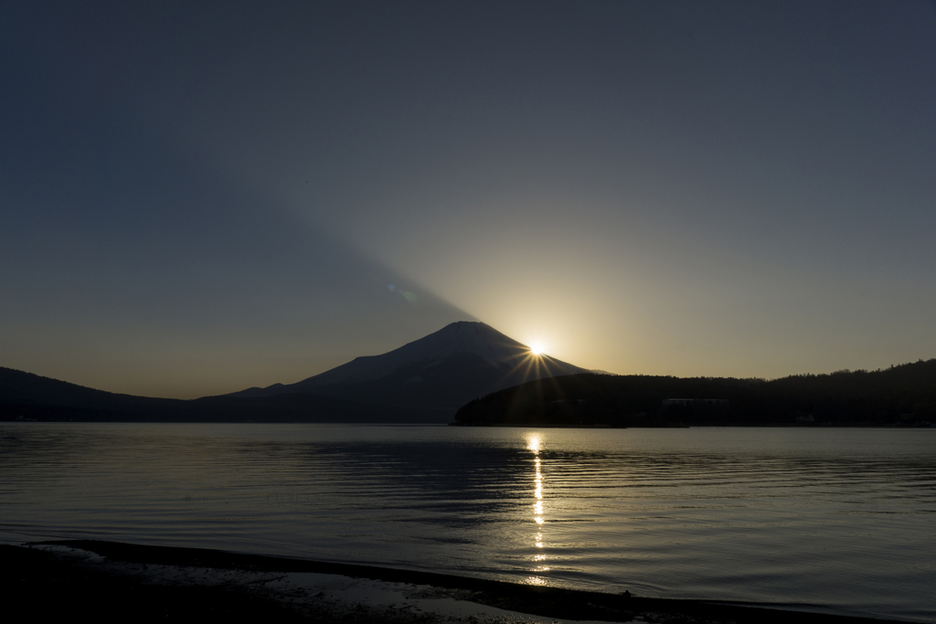山中湖　富士山