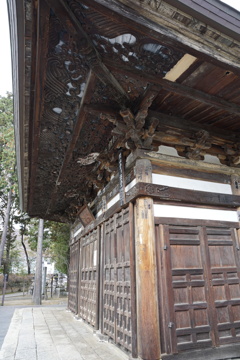 恵林寺の軒裏の彫刻がすごかった！