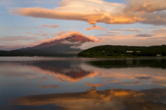 山中湖畔富士山1