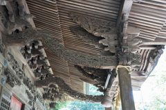 青梅・住吉神社・彫刻
