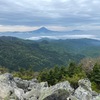 金峰山頂上・鉄山・朝日岳・富士山