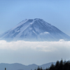 柳沢峠　富士山　