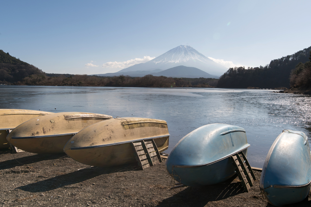 富士山　精進湖