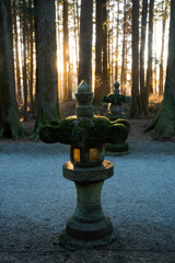 富士北口浅間神社　灯篭