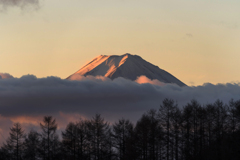 大菩薩湖・富士山