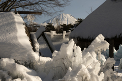 富士山・氷柱2