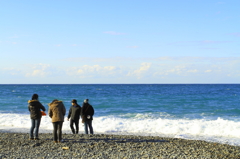 家族で海
