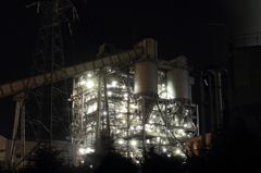 夜の工場 02