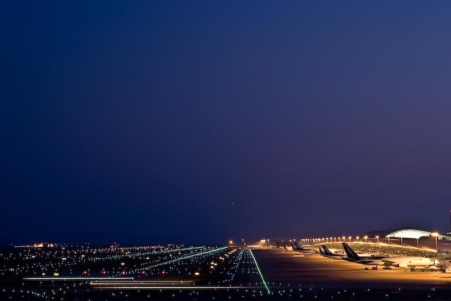 関西国際空港の夜景