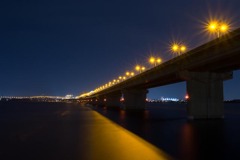 大阪北港湾岸線の夜景