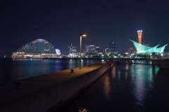 神戸港の夜景