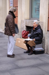 イタリア　ローマの街角