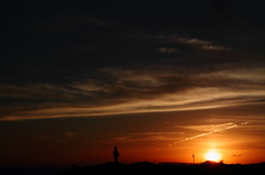 sun set 　千浜　