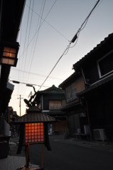 「夕焼け灯火」