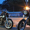 YAMAHA SRとBSA SR