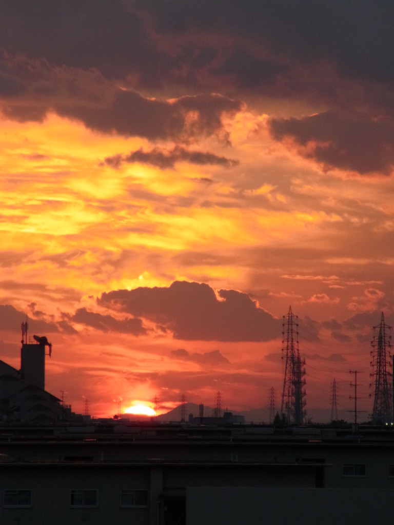 下町の空