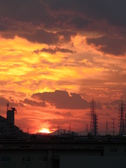 下町の空