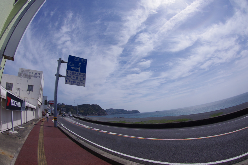 熊野市の海岸