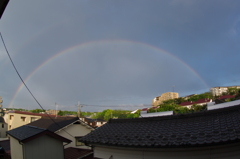 空に写る虹の橋