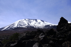 浅間山の春