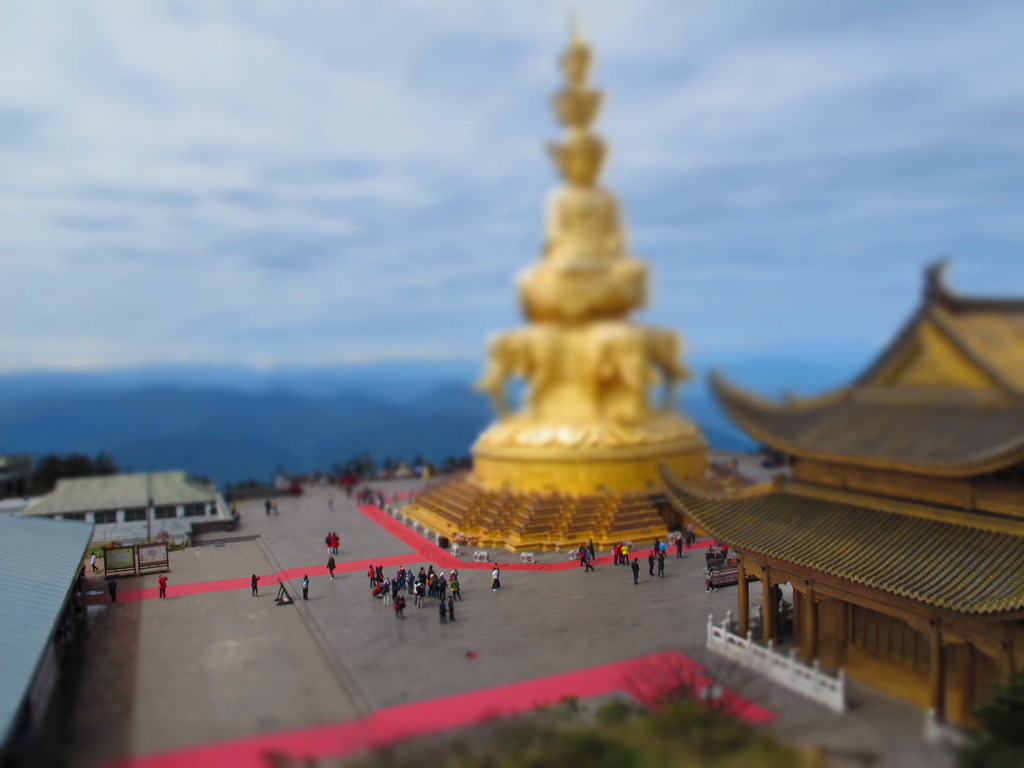 峨盾山山頂（ジオラマ）