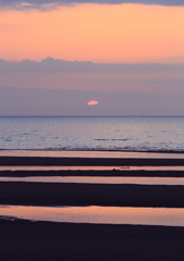 真玉海岸の夕景