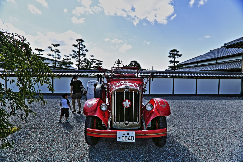 レトロ消防自動車