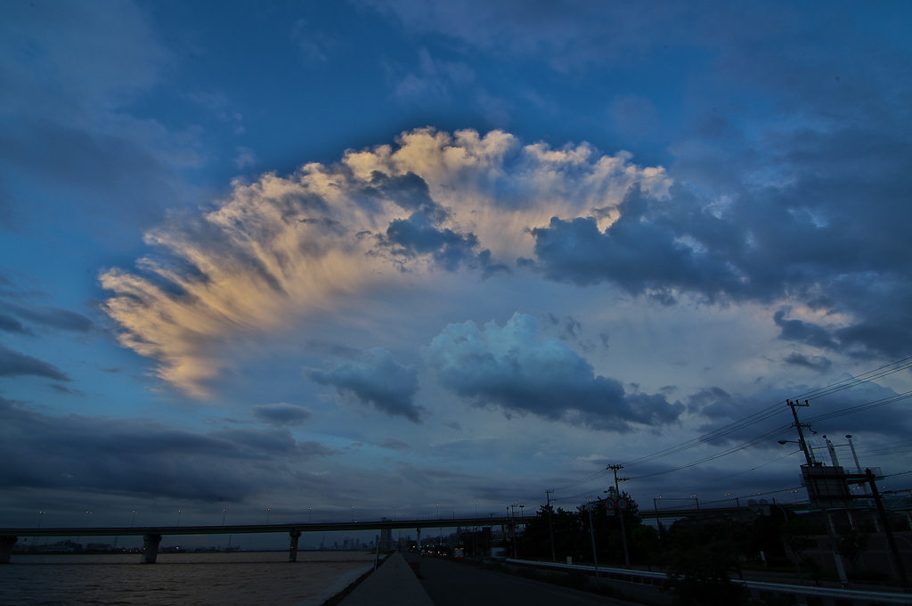 夕暮れ