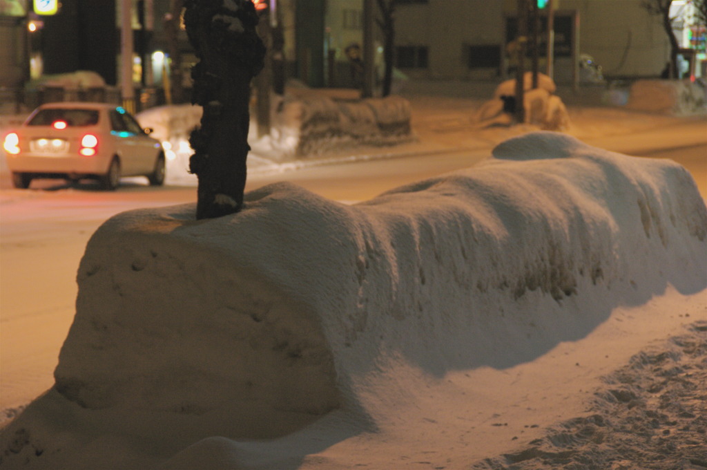 雪のスイーツ