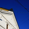 時代を経た建築、今日の空。