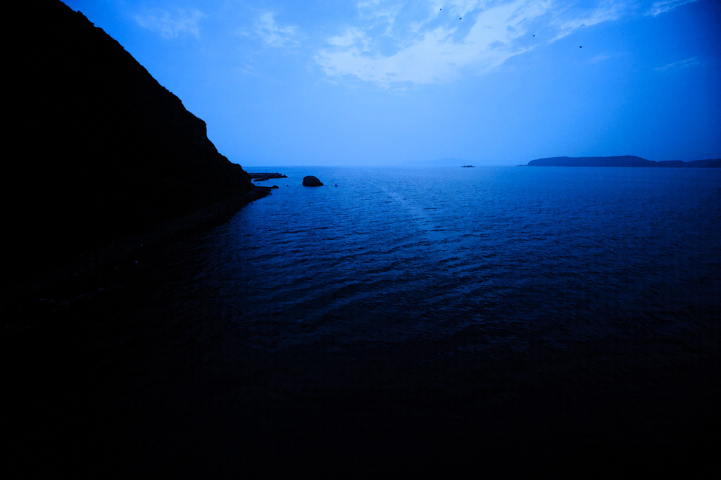 夜明け　