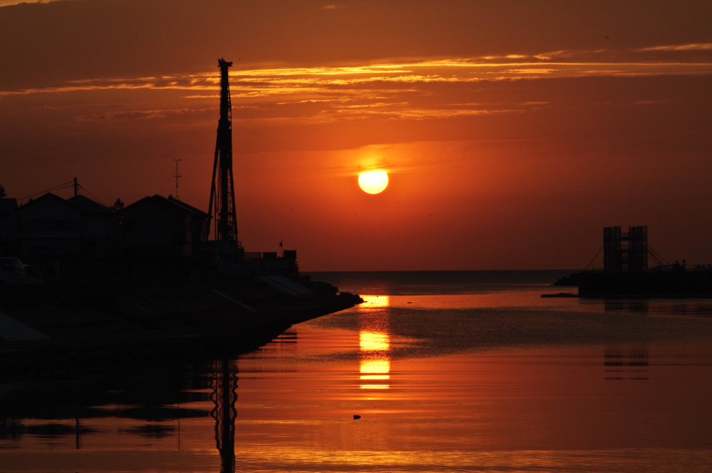 ある日の夕景