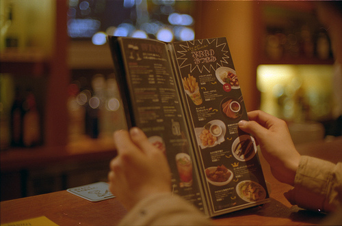 Puzzled by a Menu