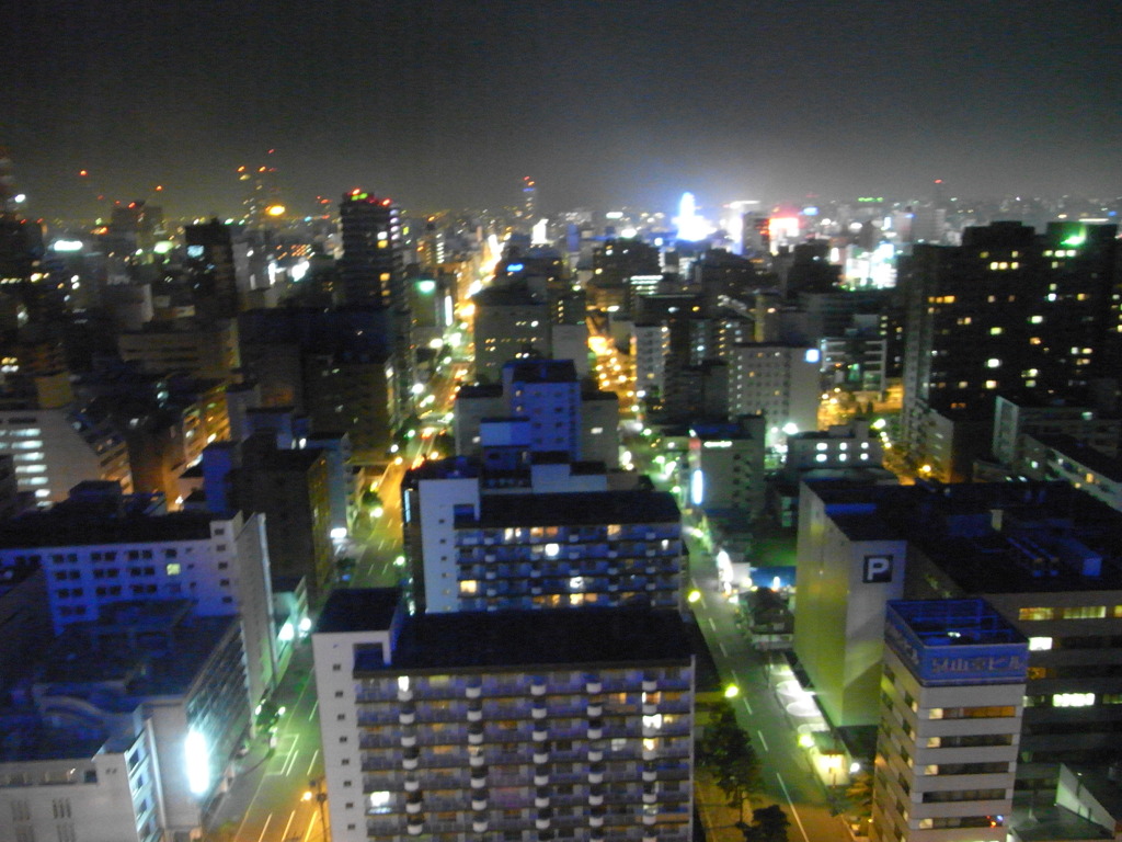 札幌の夜景