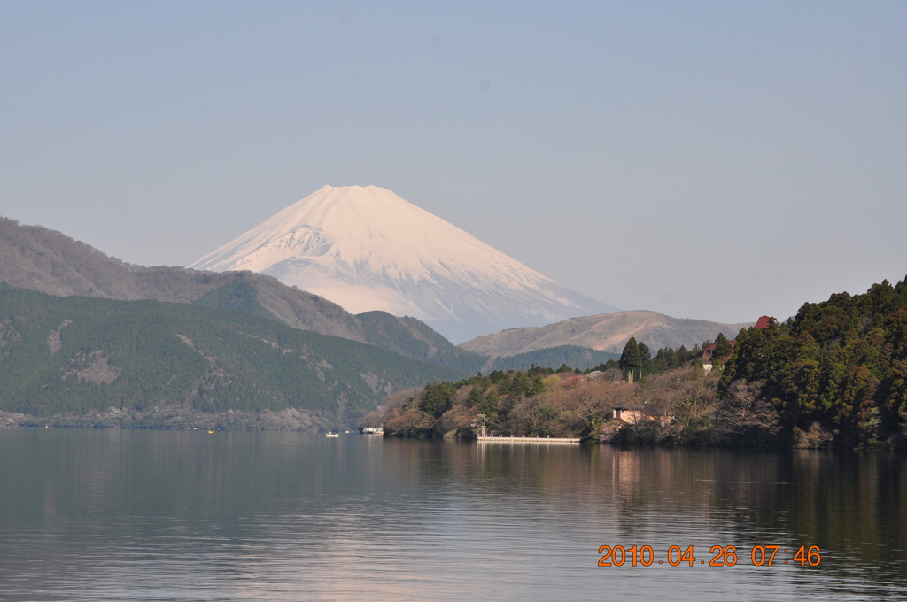 芦ノ湖からの富士山