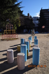 公園にて（影）