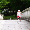 駆け抜ける笑顔