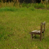 廃校の椅子
