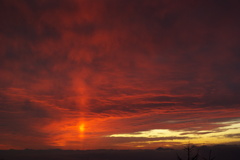 富士の夕焼け