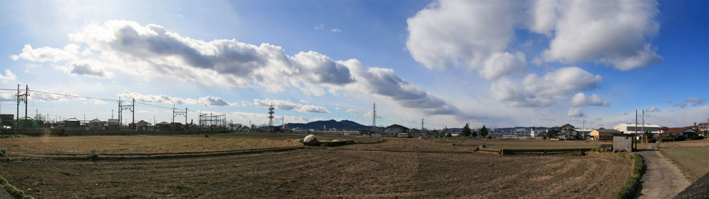 元日の空2010