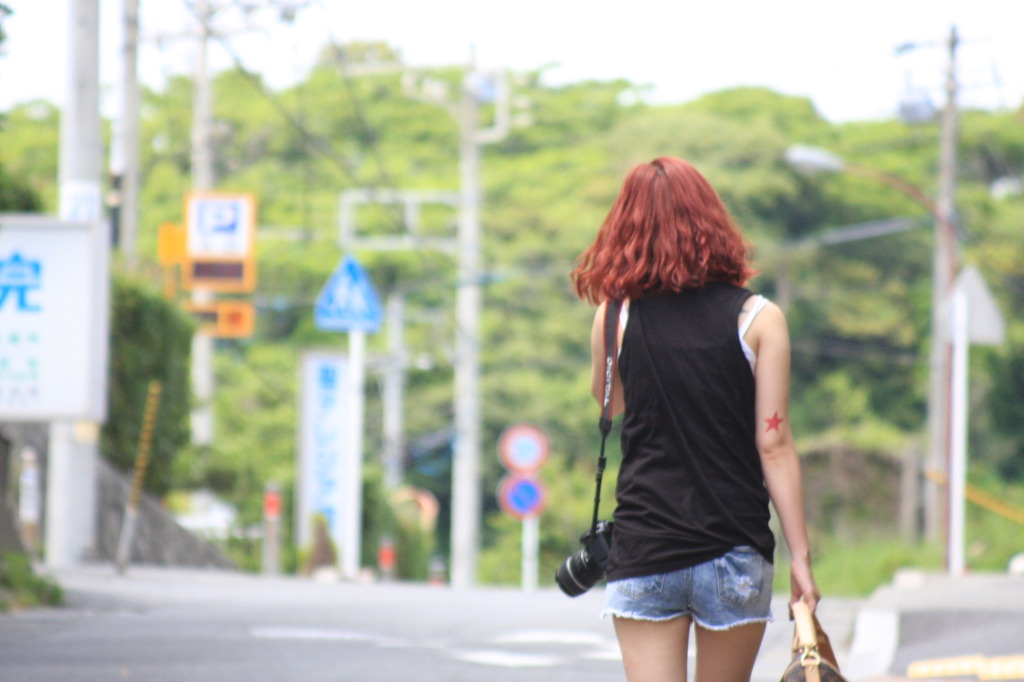 カメラ女子