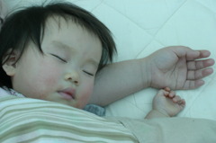我が子の眠り