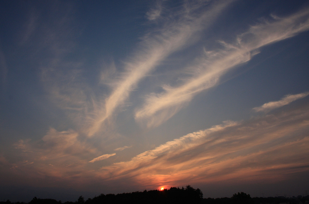 濱の夕暮れ