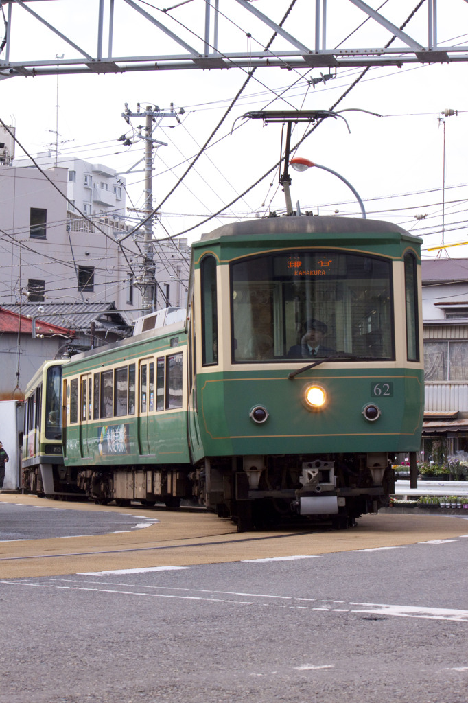 江ノ電のお通りだ